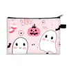 Serie de Halloween 2026 Bolsas de Almacenamiento Pequeñas Estampadas de Gran Capacidad para Regalos, Dulces, Artículos de Tocador