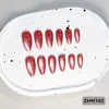 24 PIEZAS Colección de Arte para Uñas Bestseller Transfronterizo Navidad Halloween Flor Uñas Portátiles Ojo de Gato Halloween Piezas de Uñas Portátiles