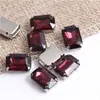 Broca de Garra de Cristal para Mahjong Quadrado Octogonal Longo Explosivo Broca com Furo para Roupas DIY Sapatos de Casamento Bolsa Costura à Mão Broca de Garra