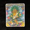 Tela de Thangka Dourada e Prateada, Zakhilaam Dourado Colorido, Vida Passada e Presente, Núcleo da Pintura da Tara Verde, Tecido Especial para Thangka Atacado