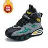 Zapatos Nuevos de Algodón para Niños 2026 Otoño/Invierno para Niños, Tenis Cálidos para Niños Grandes con Forro de Felpa y Acolchado de Algodón con Botones