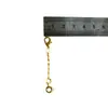 Accesorios para Joyería Cadena de Extensión Oro Imitación Cadena de Cola Cadena Pulsera Tobillera Accesorios para Joyería Cadena de Extensión Cadena de Cola