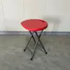 Banqueta Dobrável de Plástico Banqueta Alta Banqueta Portátil para Exterior Cadeira Banqueta para Banheiro Doméstico Cadeira Economizadora de Espaço Mesa de Jantar Banqueta Redonda Banco Pequeno
