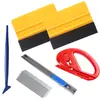 Juego de Herramientas para Aplicación de Película para Autos Transfronterizo, Cortador, Rasqueta de Fieltro, Rellenador de Espacios, Rasqueta para Car Wrap, Aplicación de Película para Ventanas de Auto