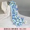 Decoraciones de boda de cascada de rosas, flores de cascada de seda para mesa de hotel, flores artificiales, arreglos florales, cascada de flores para cumpleaños