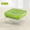 Silicona de Grado Alimenticio Prensa Cubitos de Hielo Doméstico Fácil Desmolde Hielera Refrigerador Caja de Almacenamiento de Hielo Molde para Cubitos de Hielo de Gran Capacidad