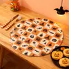 Jogo Americano Halloween Estilo Ins Transfronteiriço Redondo Adereços para Fotos Montanha-russa Retro para Mesa de Jantar Decoração com Isolamento Térmico Personalização de Abóbora