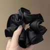 Elástico para el Cabello Satinado Elegante de Lunares Estilo Coreano Versátil Scrunchie Retro Accesorio Duradero para el Cabello Tocado