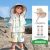 Kk Tree Sombrero de Protección Solar Verano Protección UV Sombrero para el Sol para Niños y Niñas Sombrero de Sol con Parte Superior Abierta y Ala Ancha Upf50+
