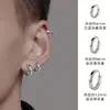 Pendientes de aro lisos para mujer, pendientes para agujeros de oreja, pendientes para dormir sin restricciones, pendientes, pendientes, sentido avanzado, simples, 2022, nuevos, venta al por mayor