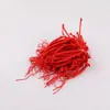 Pulsera de Nudo de Diamante Semi-Terminada con Cuentas Tejida a Mano Llavero DIY Pulsera de Hilo Rojo Materiales y Accesorios para Joyería