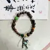 Pulsera de Cerámica Jingdezhen Borla de Estrella Cuerda Trenzada Pulsera de Cerámica Estilo Étnico Estudiante Cuerda Trenzada a Mano Puesto de Joyería