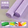 Papel Crepé de Color Material de Flor Hecha a Mano Papel Crepé Engrosado Pupilas Flor Rosa Roja Arte Floral Tridimensional