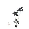 Planta Artificial Verde Black Diamond con un Toque de Lujo para Decoración de Sala de Estar, Planta de Interior Grande en Maceta, Árbol Falso, Planta Biomimética