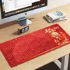 Calendario del Año del Cordero 2027 Mouse Pad Calendario de Escritorio Extra Grande Alfombrilla para Teclado de Oficina Engrosada Antideslizante Regalo Alfombrilla de Escritorio Personalización