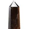 Ventas Directas de Fábrica Wholesale Precio Único Columna de Cristal de Té Cuarzo Ahumado Prisma Hexagonal Piedra Cruda Pulida Columna de Cristal de Té Donghai
