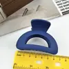 Presilha de Cabelo Elegante com Design de Coração Fosco Transfronteiriço, Novo Estilo para Mulheres, Presilha de Tubarão na Parte de Trás da Cabeça, Grampo de Cabelo