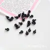 4mm liga cor três vias contas contas DIY jóias acessórios celular corrente colar chaveiro feito à mão