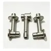 Usinagem CNC em Ningbo de conectores de válvula de fluido em aço inoxidável 304 e 316, corpos de válvula desviadora de fluido em forma de T feitos sob medida
