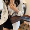 Bolsa de Design de Nicho de Luxo para Mulheres 2025 Nova Bolsa de Ombro Transversal de Outono Bolsa de Mão Retrô Versátil Bolsa Quadrada Pequena