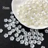 Camélia Amora Bola Abs Acrílico Imitação Concha Flor Pérola Cor Contas Espalhadas DIY Material para Fazer Grampo de Cabelo Artesanal