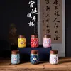 Nueva Taza Energética de Cerámica Esmaltada Jingdezhen con Revestimiento, Estilo de Corte, Gran Capacidad, Calentador de Manos, Taza de Mano con Doble Pared de Aislamiento Térmico