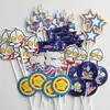 Super-Homem de Ovo Salgado Monstro Mesa de Sobremesas Decoração de Bolo Empurrador Envolvente Festa de Aniversário Infantil Fantasia Tema de Desenho Animado