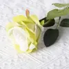 Rosas de Terciopelo Sintético Cuidadosamente Seleccionadas para San Valentín Decoración de Boda para el Hogar Pared de Flores Tacto Flores Sintéticas Flores Artificiales Falsas