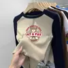 Nova Blusa Quente Infantil Outono/Inverno 2026 Meninas Patchwork Manga Longa Casual Menina Lã Fleece Gola Redonda Camada Base