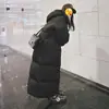 Chamarra larga de plumas para mujer, nuevo modelo de invierno, hasta la rodilla, hasta el tobillo, extralarga, abrigo grueso de algodón