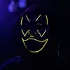 Venta al por mayor del fabricante Máscara Luminosa El Horror Halloween Boca Grande Performance Actuación Danza Accesorios de Miedo Divertidos