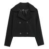 Outono Novo plus size roupas femininas gordinho terno de menina casaco socialite moda 931063