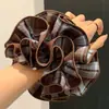 Scrunchie Floral Vintage de Gama Alta Accesorio para el Cabello Versátil y de Moda Estilo Coreano y Japonés Goma para Moño Cuerda para el Cabello Adorno para el Cabello