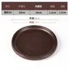 Bola de Musgo Madera Brasileña Maceta de Cerámica Plato para Agua Grande, Mediano y Pequeño Redondo Bandeja Creativa Bandeja para Flores Base Base del Chasis