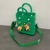 Bolsa de Praia EVA com Furos Desenho Animado Nova E-commerce Transfronteiriço DIY Armazenamento Criativo Impermeável Pequena Quadrada Bolsa Transversal