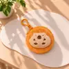 Lindo Parchabou Mini Mochila Escolar Pequeña Monedero Bolsa de Almacenamiento de Auriculares Llavero de Pareja Mochila Escolar Colgante de Peluche