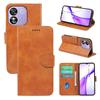 Funda de Cuero para Teléfono Plegable Adecuada para Oukitel C61 Hebilla Frontal Funda Protectora Soporte Cartera C68 Funda para Teléfono