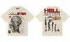 Transfronterizo Hellstar Hellstar Verano Nuevo Marca de Moda Europea y Americana Camiseta de Manga Corta Holgada para Hombre y Mujer Nfc