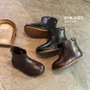 Botas de Cuero Suave Versátiles de Estilo Vintage para Niños, Novedad Otoño 2026