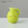 Imán de Refrigerador de Cerámica Transfronterizo Mini Jarrón Estilo Ins Colorido Decoraciones Decorativas para Refrigerador DIY con Imanes