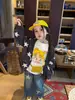 Weiniguo 2026 Otoño Nueva Ropa Infantil, Sudadera con Capucha Casual de Cinco Puntas para Niños y Niñas, Chaqueta Estilo Americano