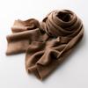Outono e inverno novo cachecol de cashmere puro unissex cachecol de cashmere puro xale de cashmere longo gola quente