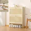 Armário para Sapatos Ultrafino, uma Solução de Armazenamento para Apartamentos Pequenos, Sapateira Multicamadas para Entrada de Casa, Armário Simples, Luxo Integrado