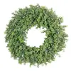 Amazon Jardinagem Planta Artificial Guirlanda de Plantas Decoração de Porta de Natal Arranjo de Casamento Ornamento Pendurado Guirlanda de Grama Guirlanda de Eucalipto