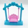 Boneca Brinquedo Menina Presente Branca de Neve Pequeno Balanço Brinquedo Casa de Bonecas Acessórios Mini Balanço
