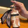 Bolsa de moedas criativa estilo nacional moda balde pequena transparente flor portátil fone de ouvido boca envelope vermelho chave do carro pingente