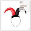 Acessórios de Halloween Adereços de Cosplay Adereço de Cabeça de Bruxa Demônio Aro de Cabelo de Vampiro Acessórios de Cabelo com Chifre de Bezerro de Vampiro