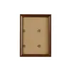 Marco de fotos de caligrafía minimalista estilo chino de madera, marco vacío de sobremesa de alta gama, marco colgante para pintura decorativa, pieza decorativa, venta al por mayor de fabricante