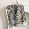 Nueva Bufanda Jacquard de Paisaje Pintura Imitación Cachemira Chal para Habitación con Aire Acondicionado para Mujer Otoño e Invierno Engrosada Cálida Larga Bufanda Transfronteriza