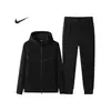 Ropa para Hombre Transfronteriza Otoño 2025 Traje Deportivo Casual para Exteriores Sudadera con Capucha para Correr Cardigan Pantalones de Manga Larga Conjunto de Dos Piezas